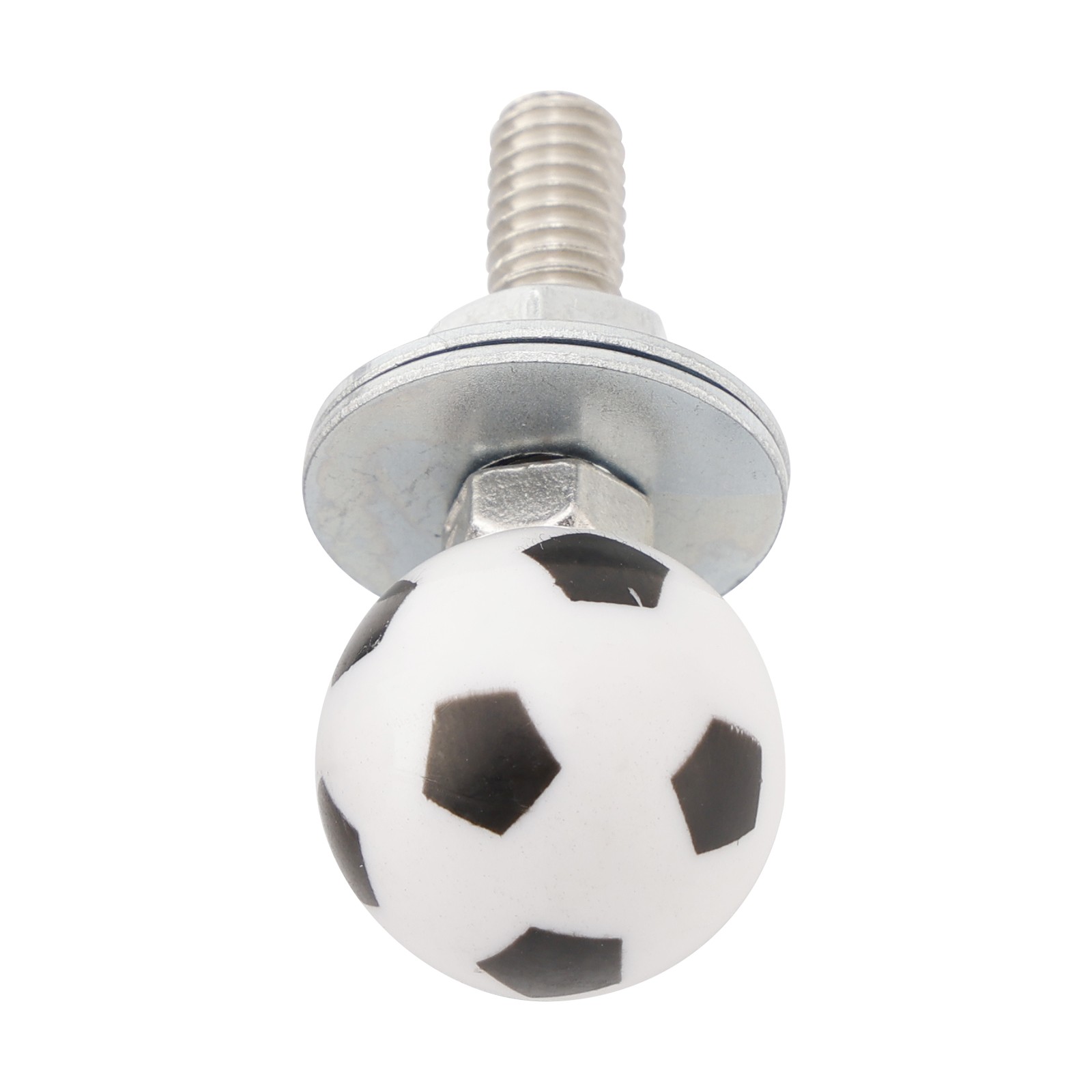 2x Motorcycle Bike Plastic Soccer License Plate Bolt On Screw On Frame Nut US