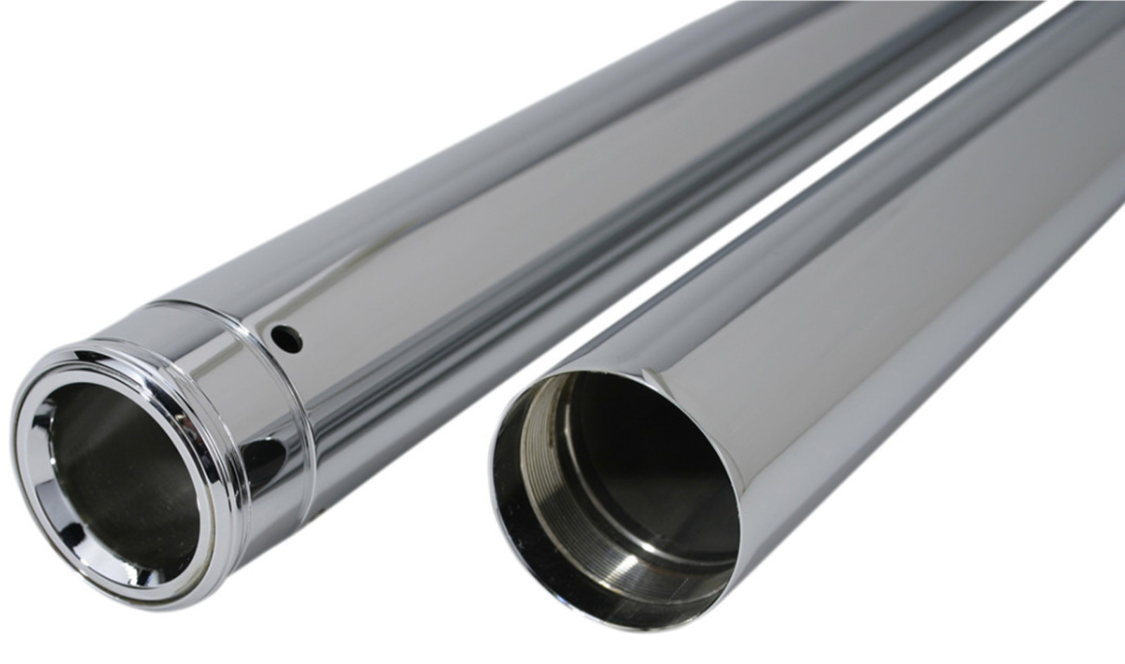 CUSTOM CYCLE ENGINEERING T4031 Show Chrome Fork Tubes 35 mm – 25.25″