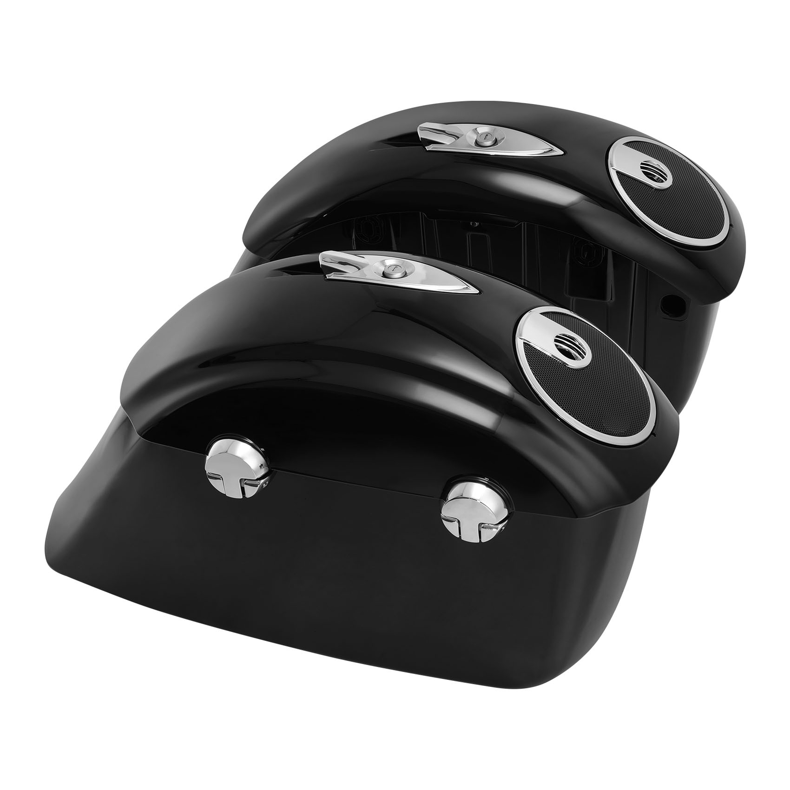 Hard Saddlebag Electronic Latch Audio Lid For Indian Springfield Dark Horse18-19