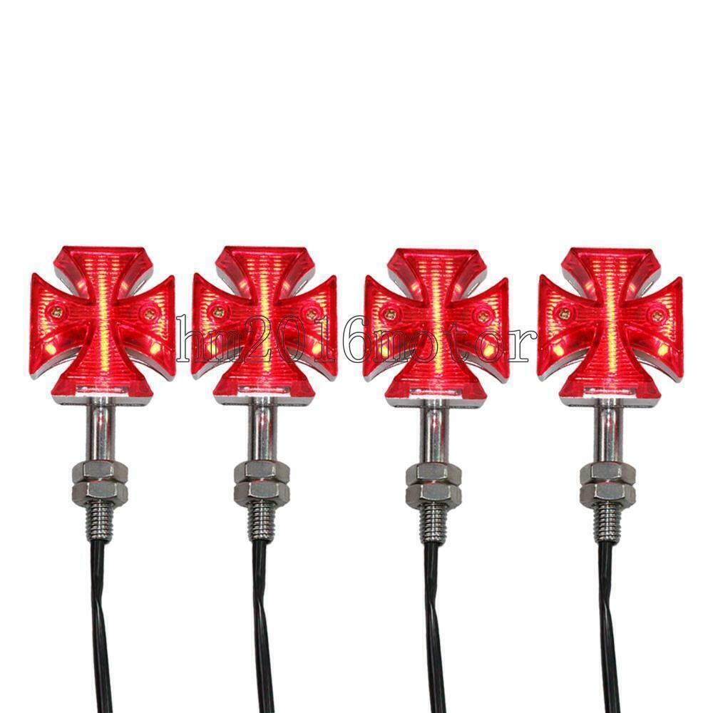 4PCS 2″ Mini aluminum&plastic Light For Harley-Davidson Sportster XL1200 XL883