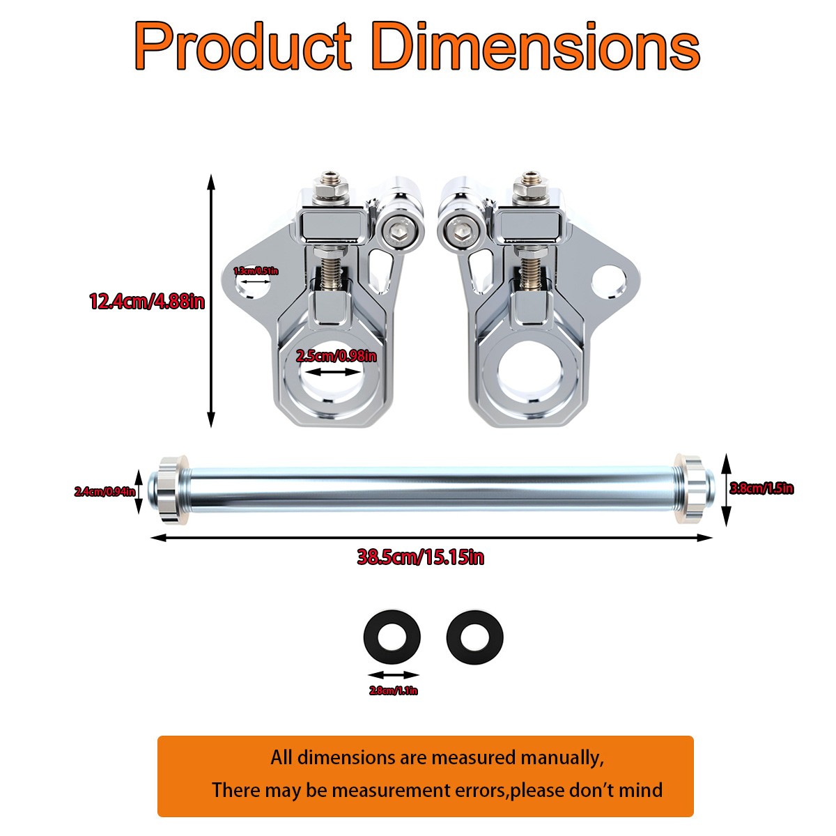 Chrome Rear Axle Adjuster Kit For Harley Road King Street Glide FLHX 2009-2023