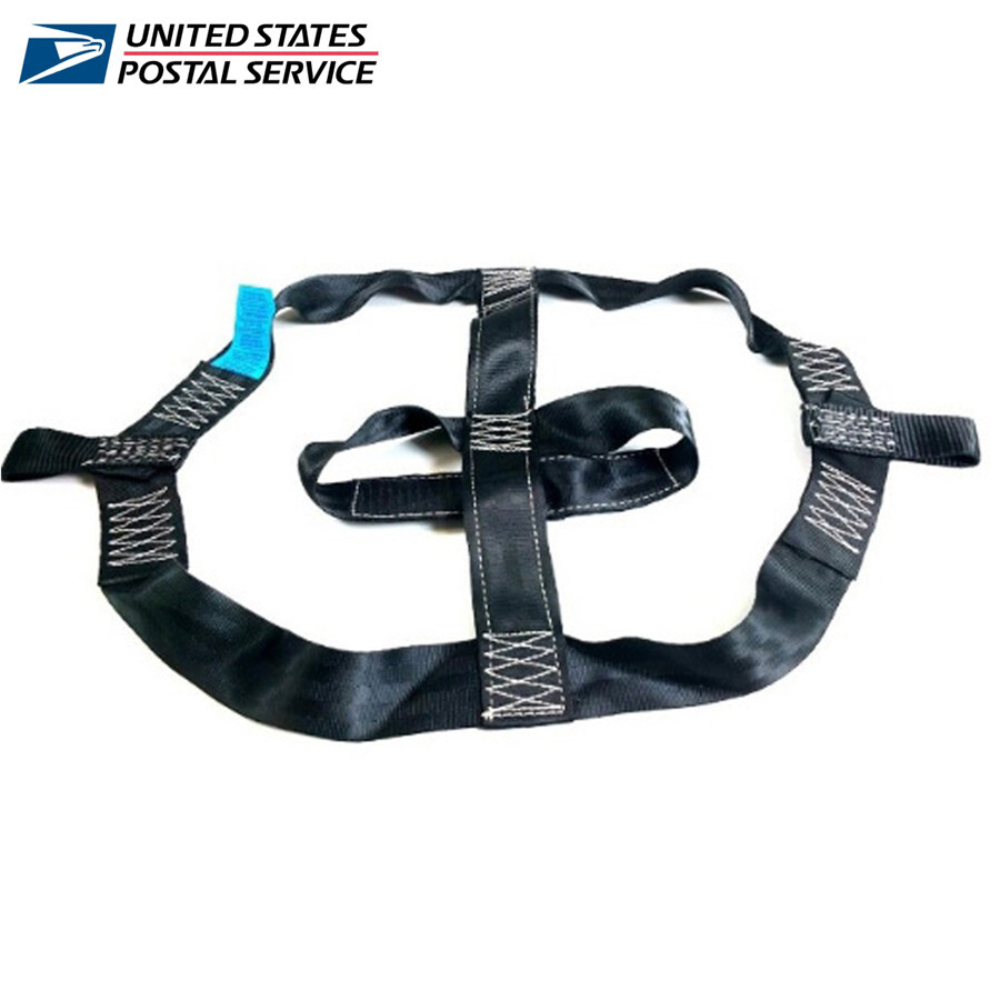1x Black Motorbike Motorcycle Rear Wheel Handlebar Transport Bar Tie Down Strap