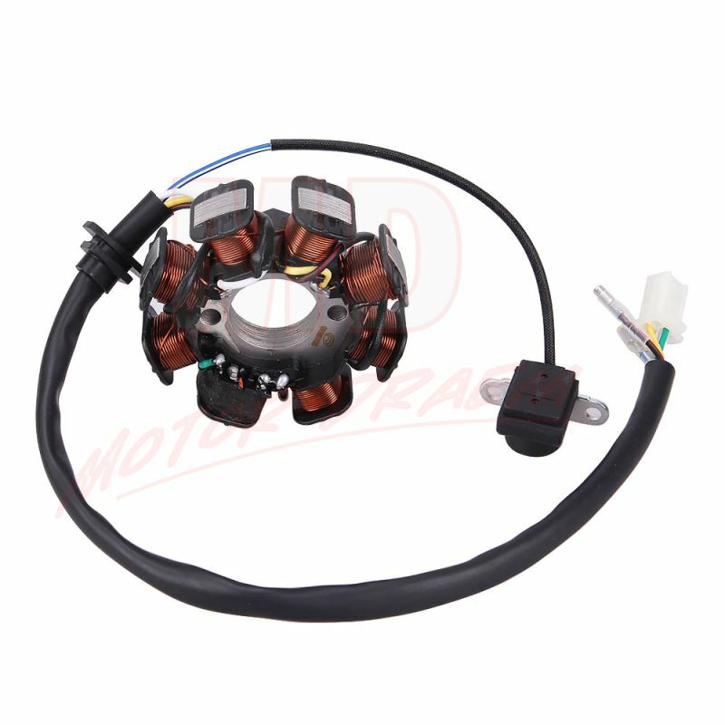 8 Coil Pole Magneto Stator For GY6 ATV Scooter Moped 150cc ROKETA TAOTAO SUNL US