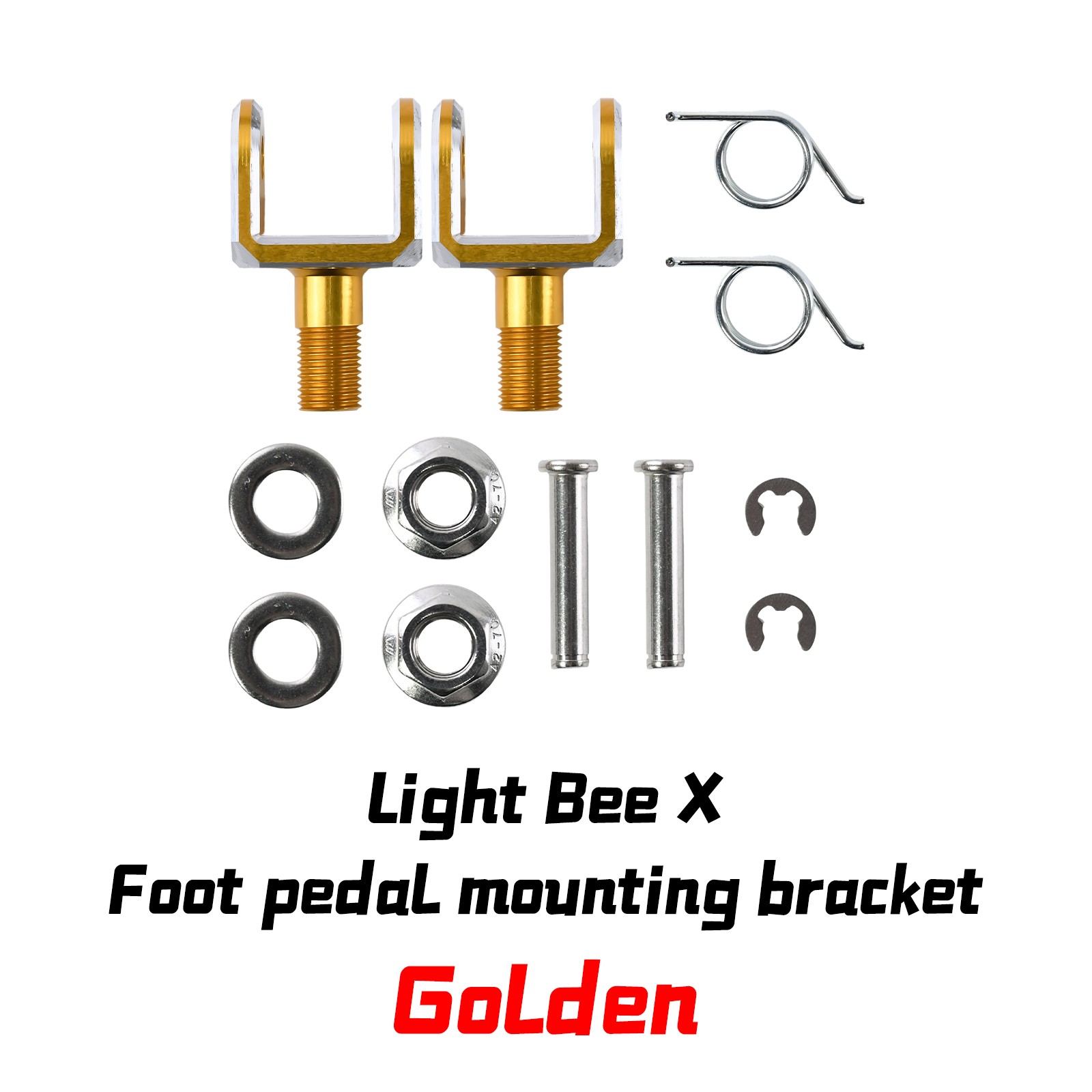 CNC Aluminum Alloy For Surron Light Bee X Footpeg Foot Peg Mount Footrest Hanger