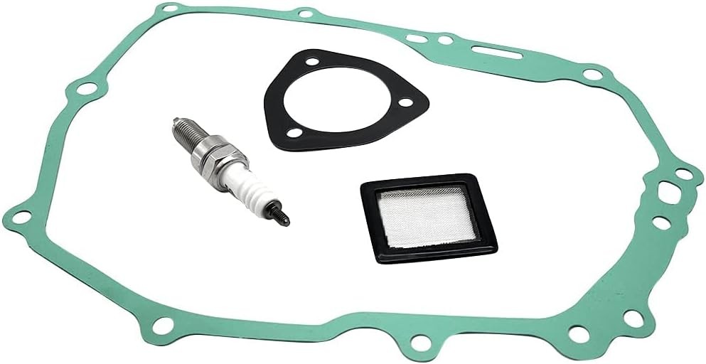 Clutch Cover Gasket & Oil Filter Spinner Spark Plug Kit For Honda Grom 125 14-20
