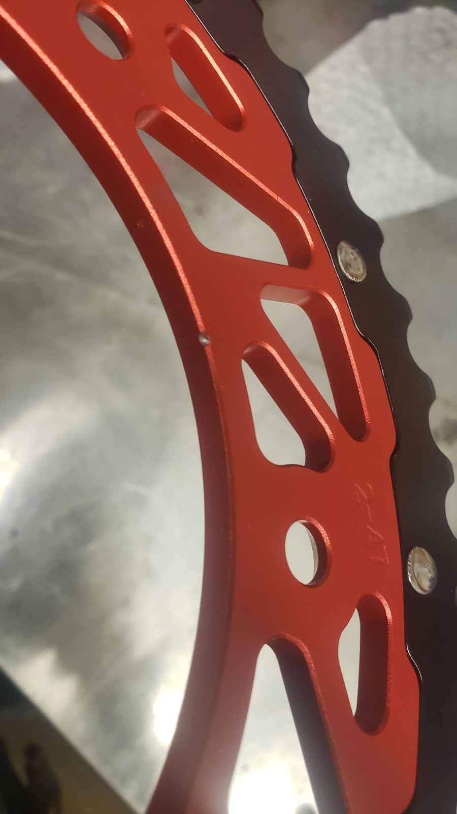 JFG Racing? , 47T Chain Sprocket red and black