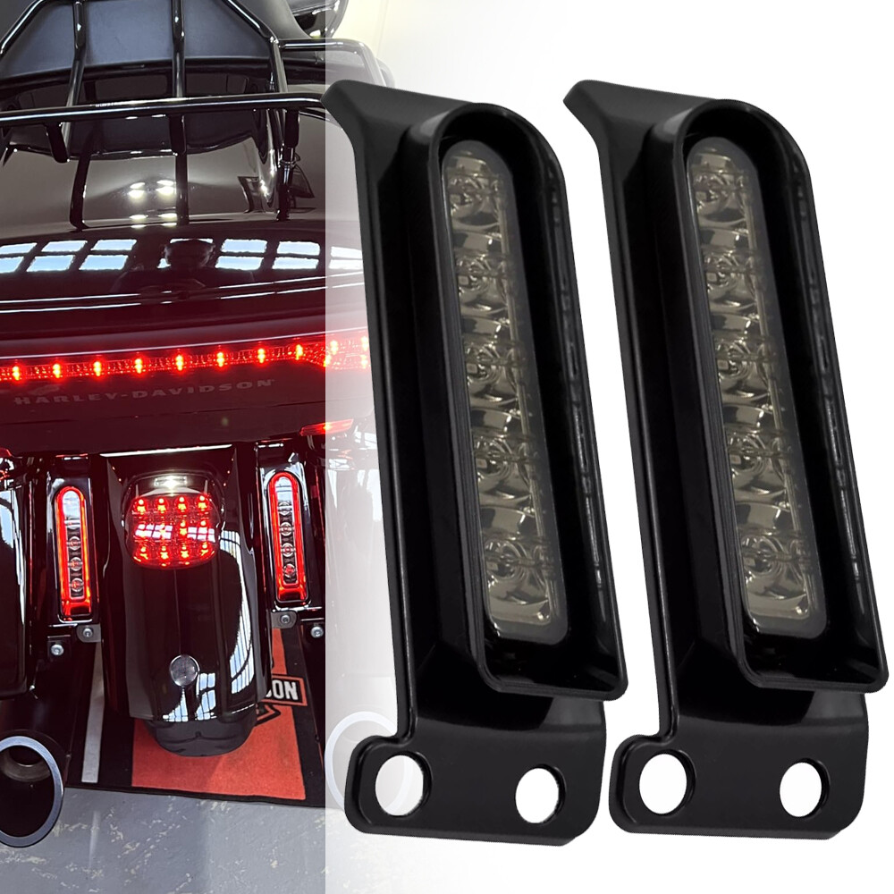Accent Saddlebag Filler Support LED Inserts Light Fit For Harley Touring 2014-UP