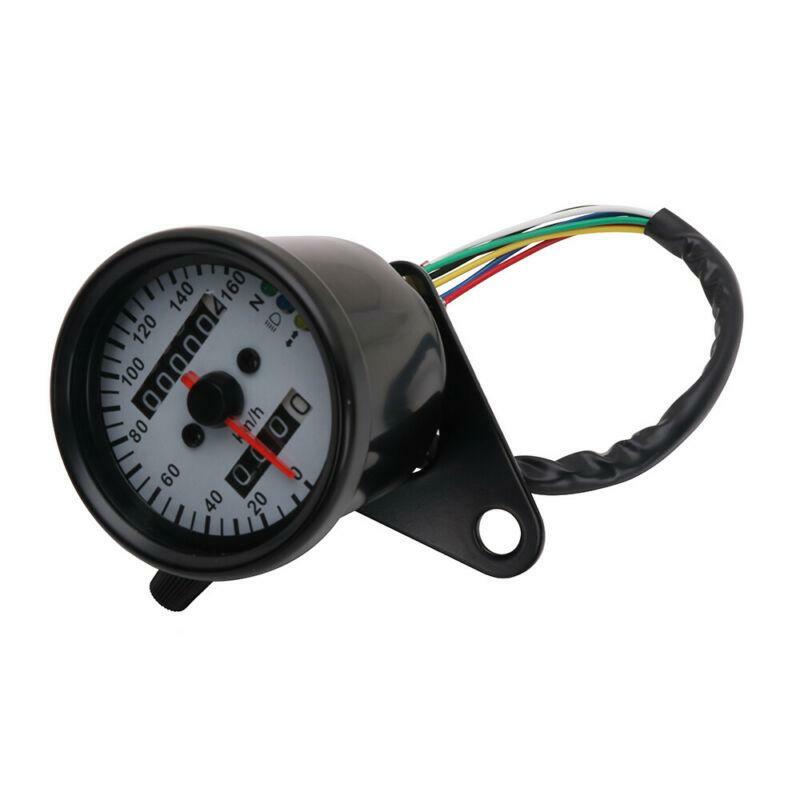 New 0-160 km/h LED Speedometer Odometer Meter Gauge DC 12V Universal Motorcycle