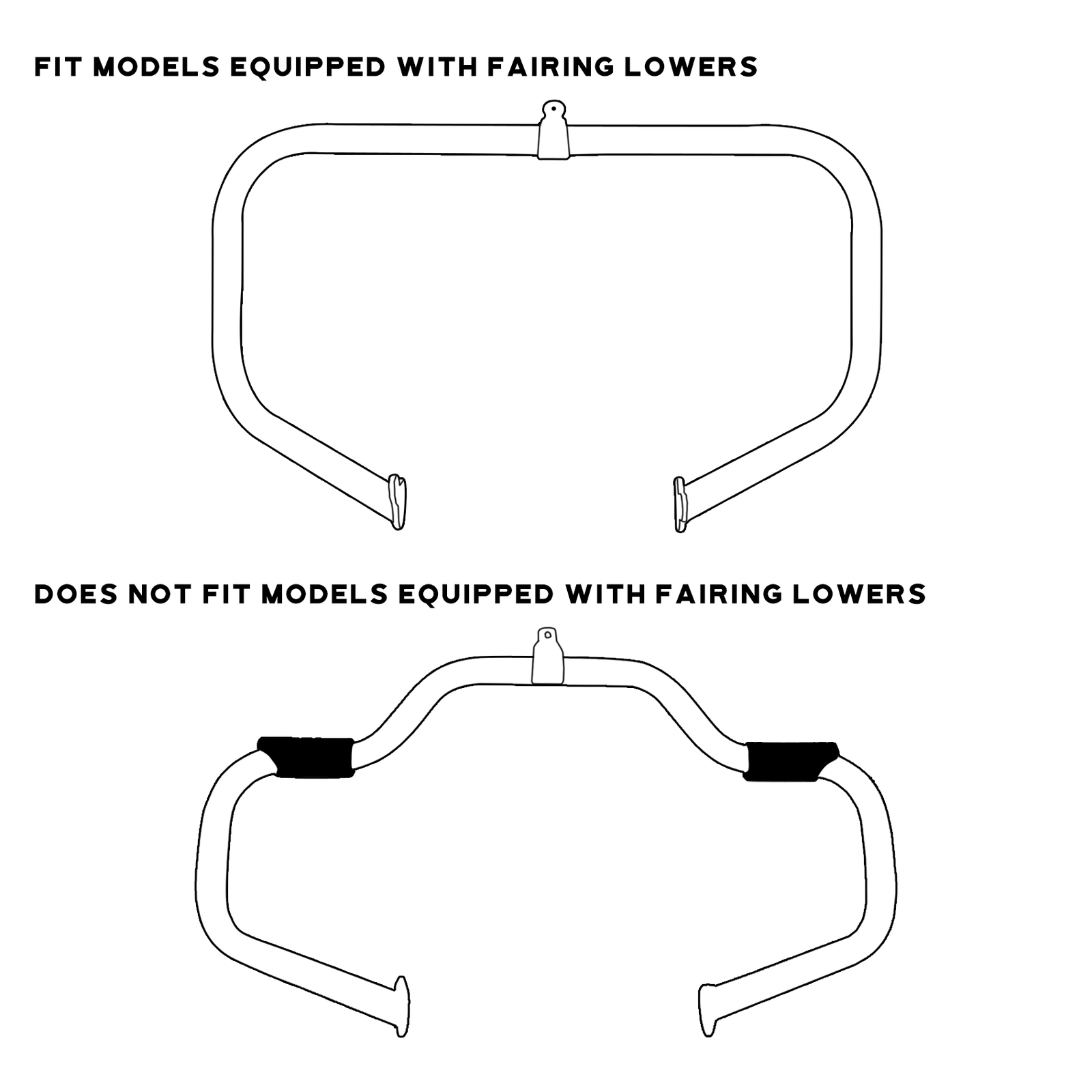 Engine Highway Crash Guard Bar For Harley Touring Road King Street Glide 2009-Up