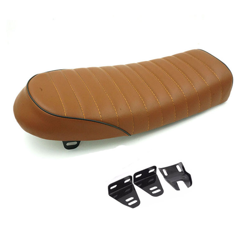 Flat Brat Motorcycle Cafe Racer Vintage Seat Saddle For Suzuki GN125 GN250 GN400