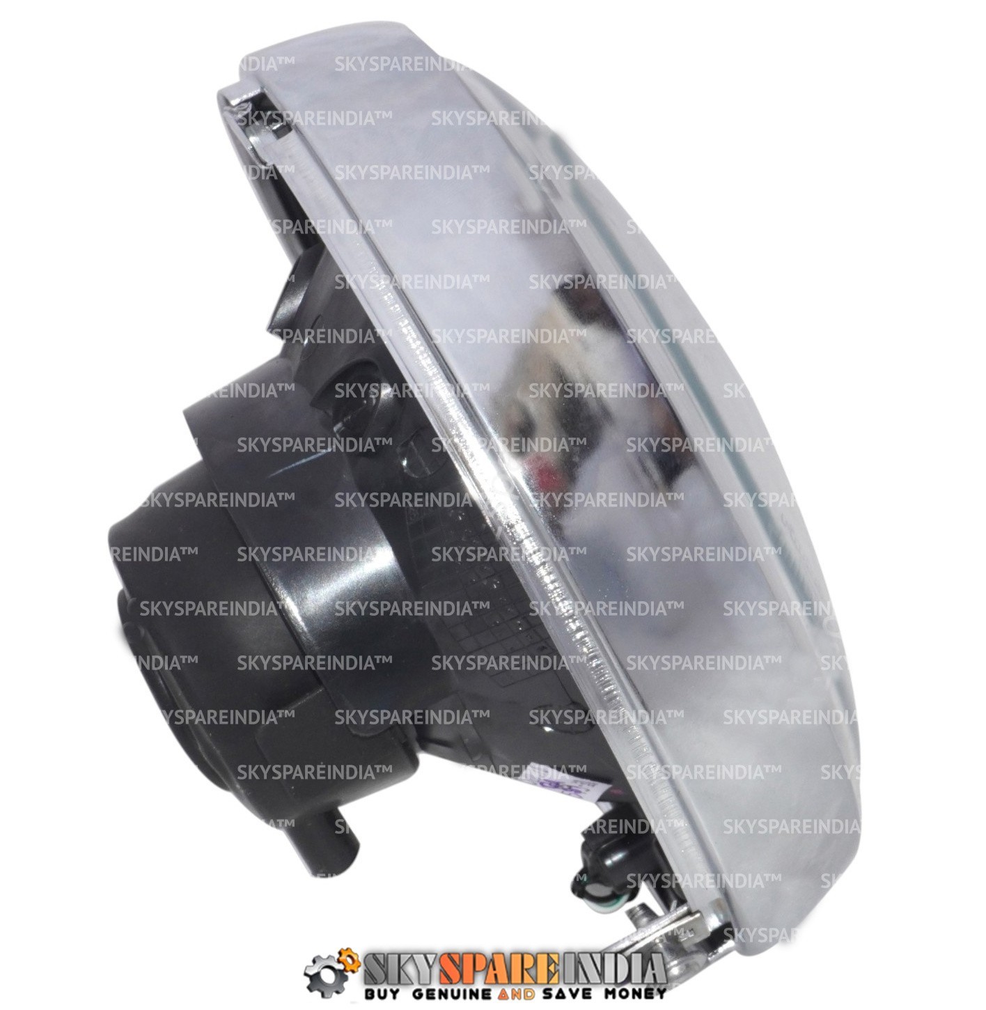 Headlamp Headlight Assay With Bulb Compatible With Royal Enfield Meteor 350