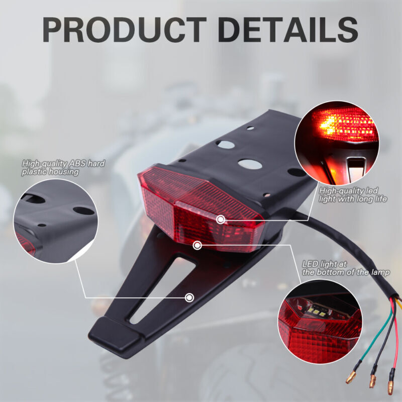 Universal Dirt Enduro Bike Rear LED Tail Light Brake Turn Signal – Off-road