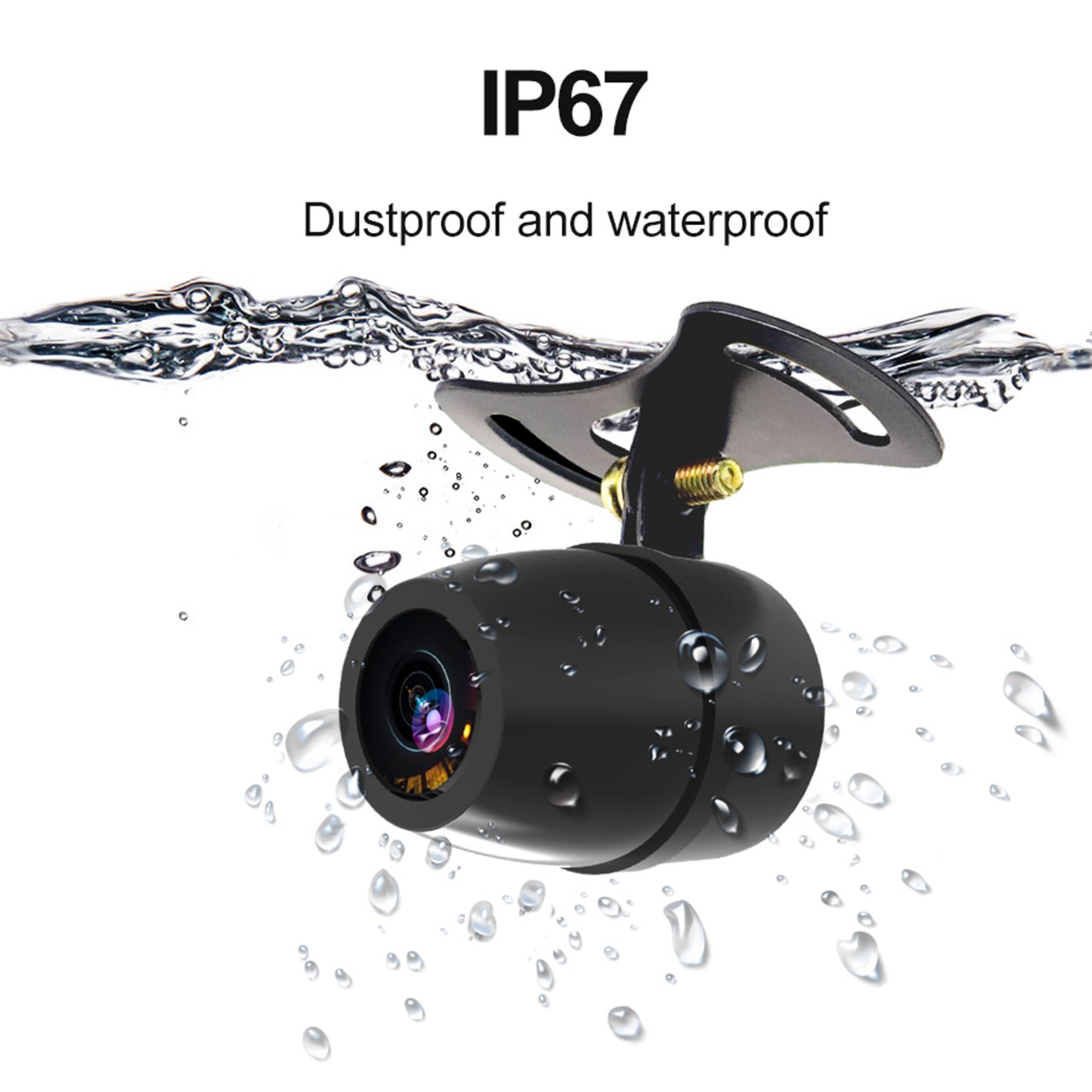 6.25″ IPS Motorcycle GPS Wireless CarPlay Android Auto Navi Audio Receiver + Cam