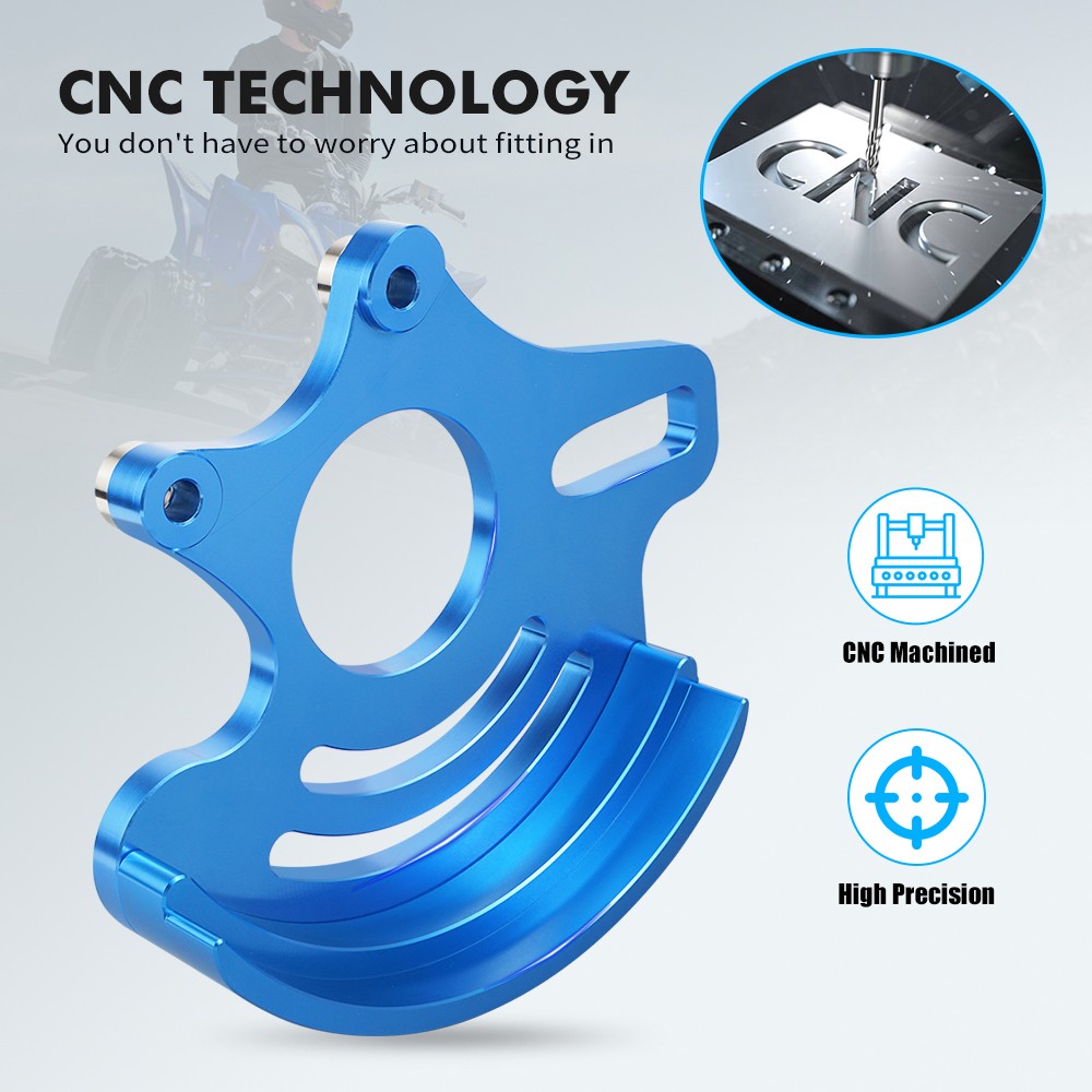 NICECNC Brake Caliper Bracket Rotor Guard For YAMAHA YFZ450X 10-11 YFZ450R 09-23