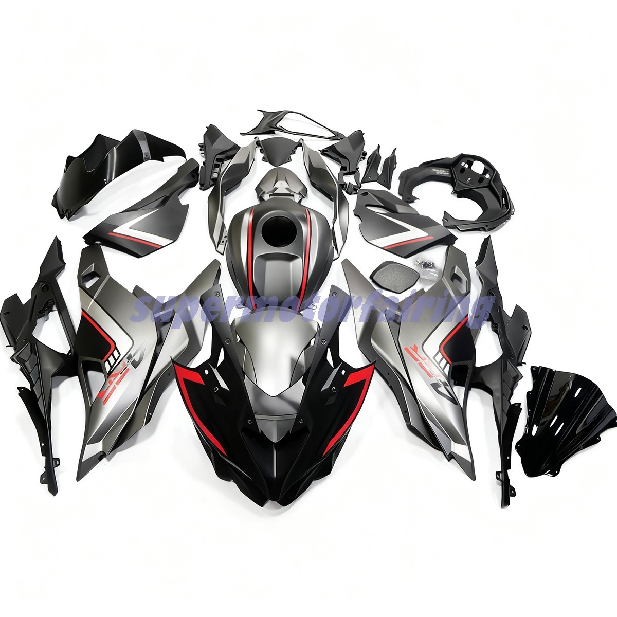 Matte Gray Fairing Kit For 2023-2025 Kawasaki Ninja ZX4R ZX4RR /2020-2024 ZX25R