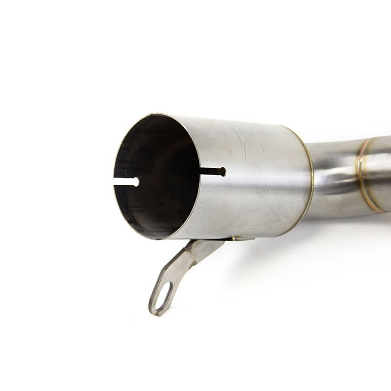 Black Muffler Exhaust Link Pipe Modified Slip for KTM DUKE 200 2000-2023 NEW
