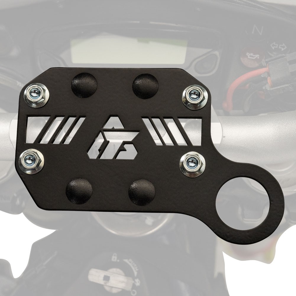 Tusk Accessory Dash Panel Black Powder Coate For Husqvarna 701 SUPERMOTO 2016-24