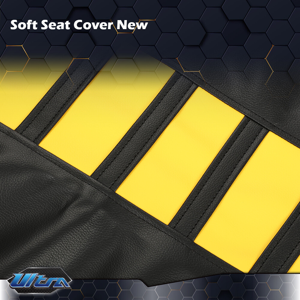 Universal Fit Yamaha Suzuki Honda Kawasaki Dirt Bikes Seat Cover Yellow