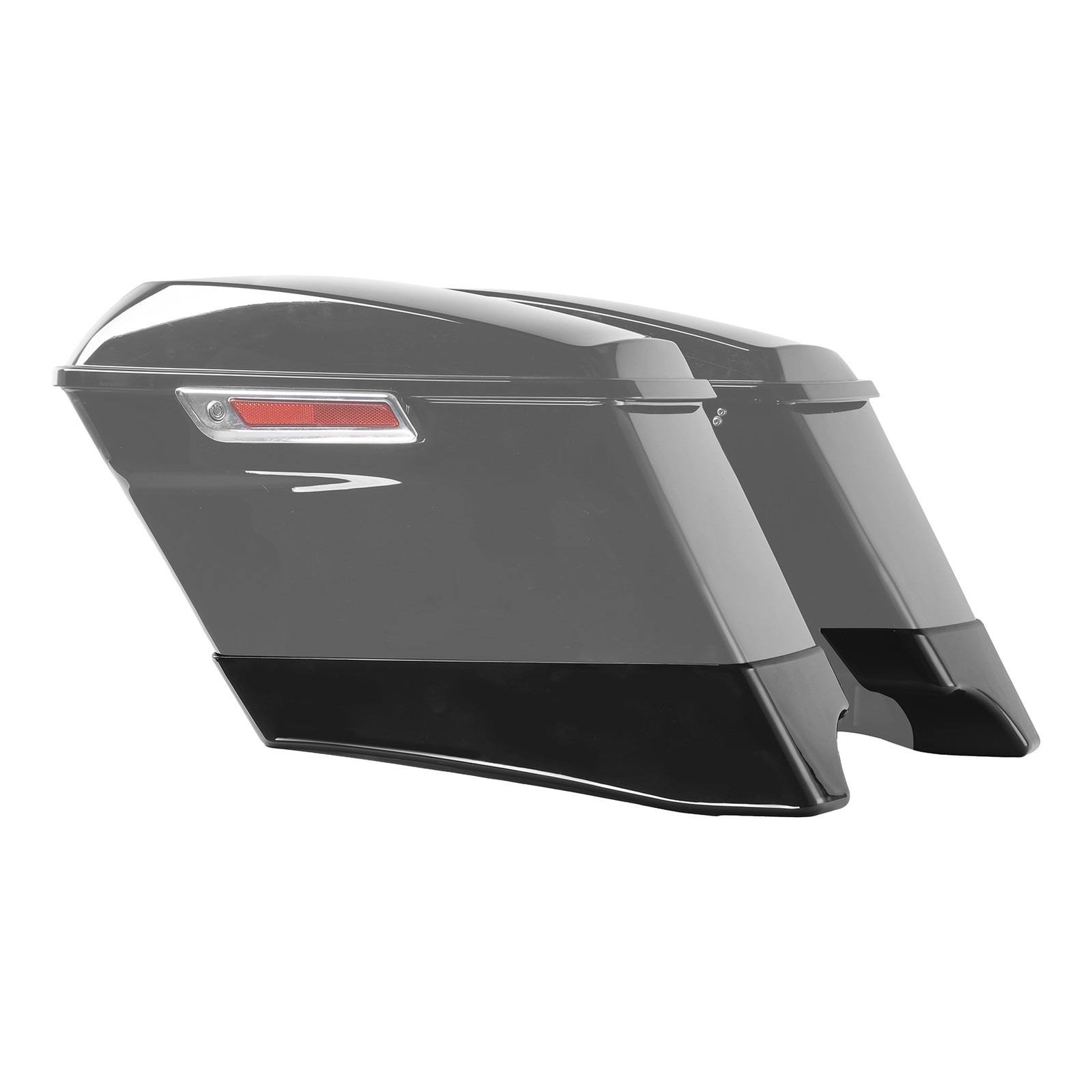 4″ Matte Black Saddlebags Extensions Fit For Harley Street Road Glide 2014-23 20