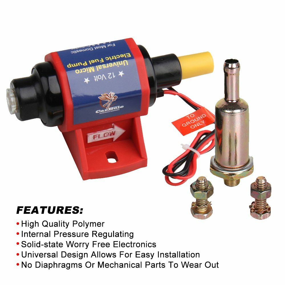 12S Universal Electric Fuel Pump Carburetor 12 V Low Pressure Gas Diesel Alcohol
