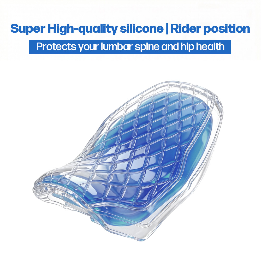 Complete 1-Piece Black Stitch Gel Seat For Honda Grom125 MSX125 2013 2014 2015