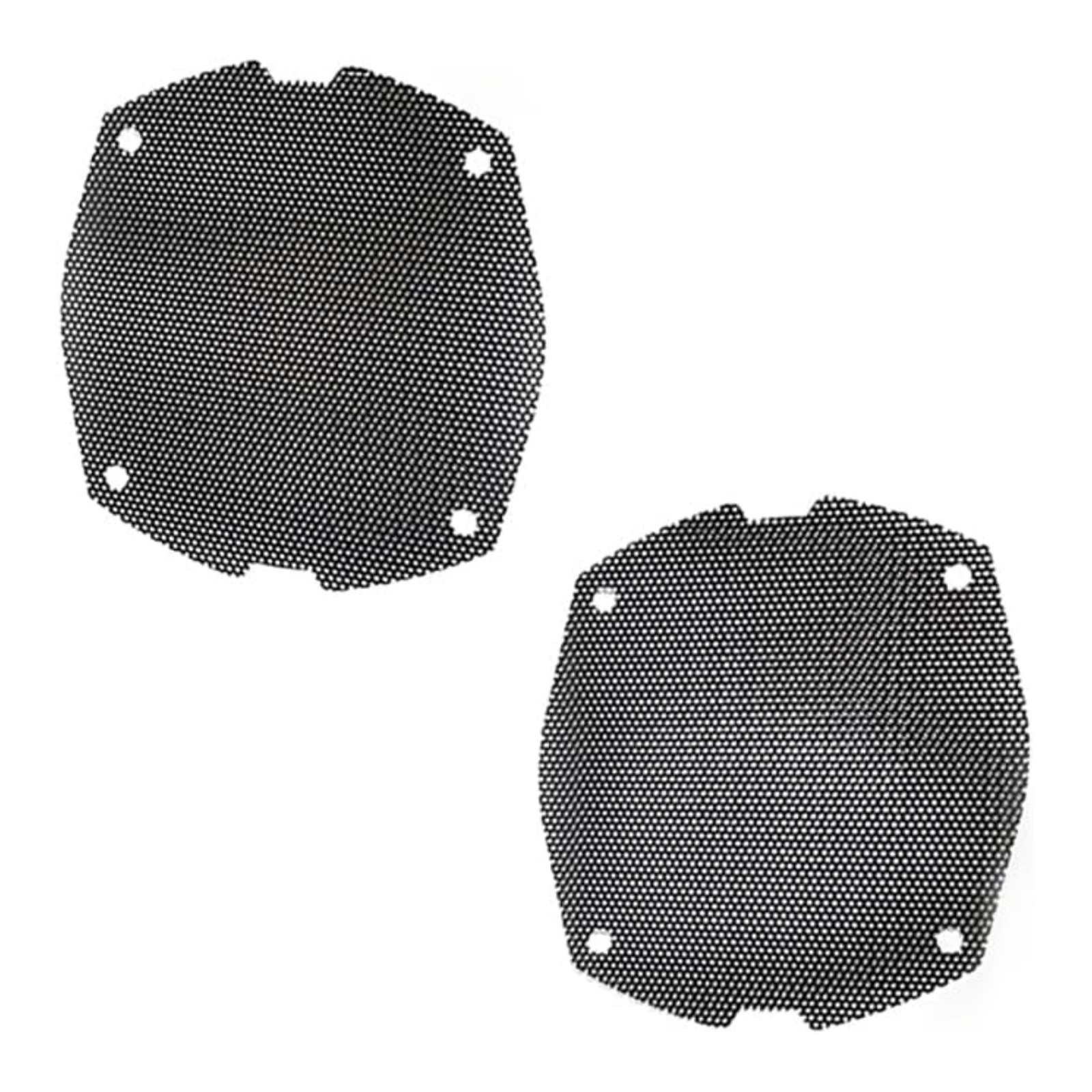 5.25” Front Mesh Speaker Grill Cover Panels For Harley Touring 1996-2013 Black