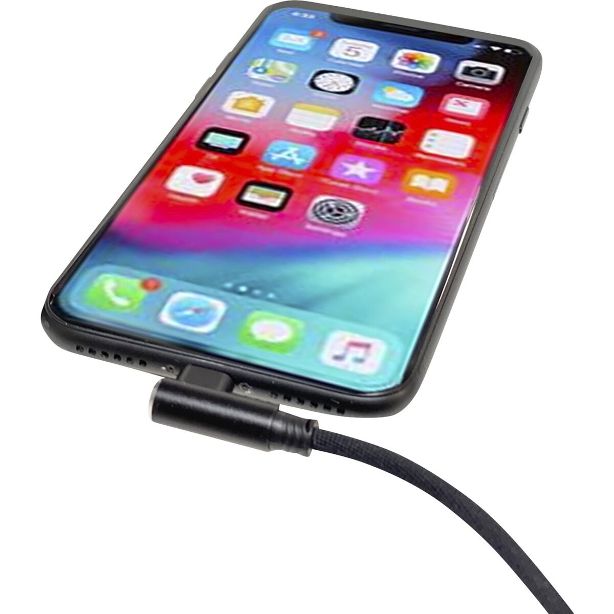 Reda Innovations 90° USB Phone Charging Cable for iPhone – RP90DEGUSBLHT18