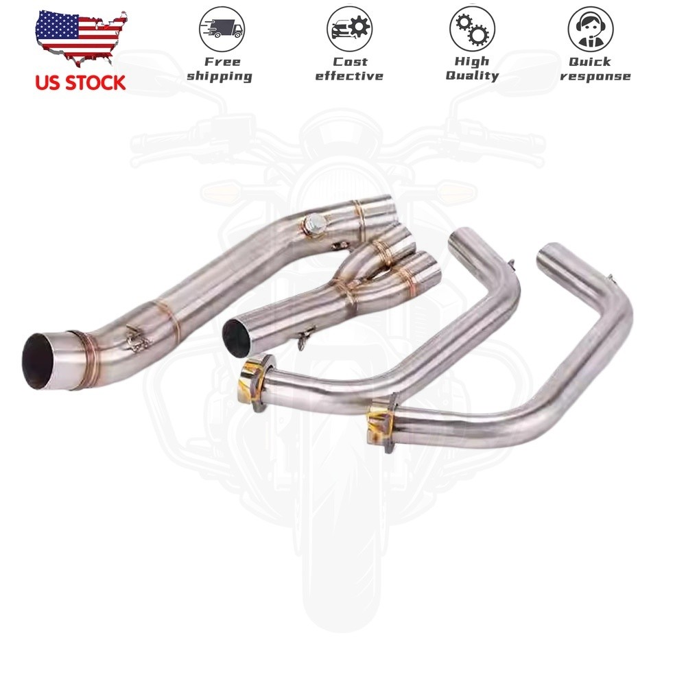 For Yamaha YZF R3 R25 MT03 2015-2025 Complete Exhaust System Header Muffler Pipe