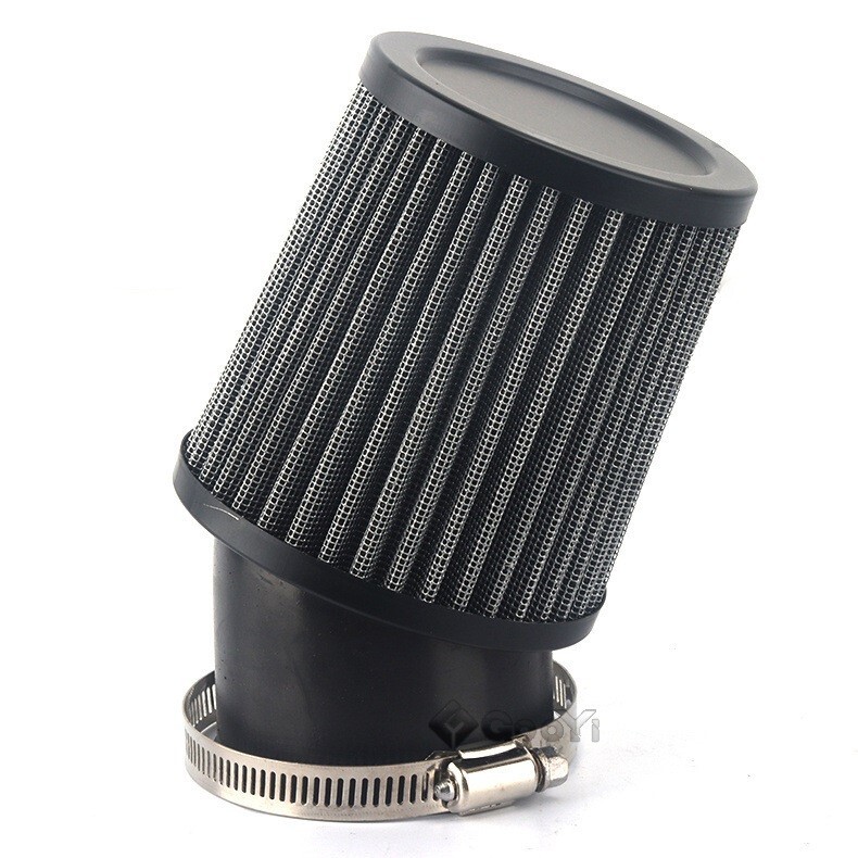 2 Pcs 62mm Air Filter Pod Bend Inlet For Motorcycle Scooter ATV Dirt Bike