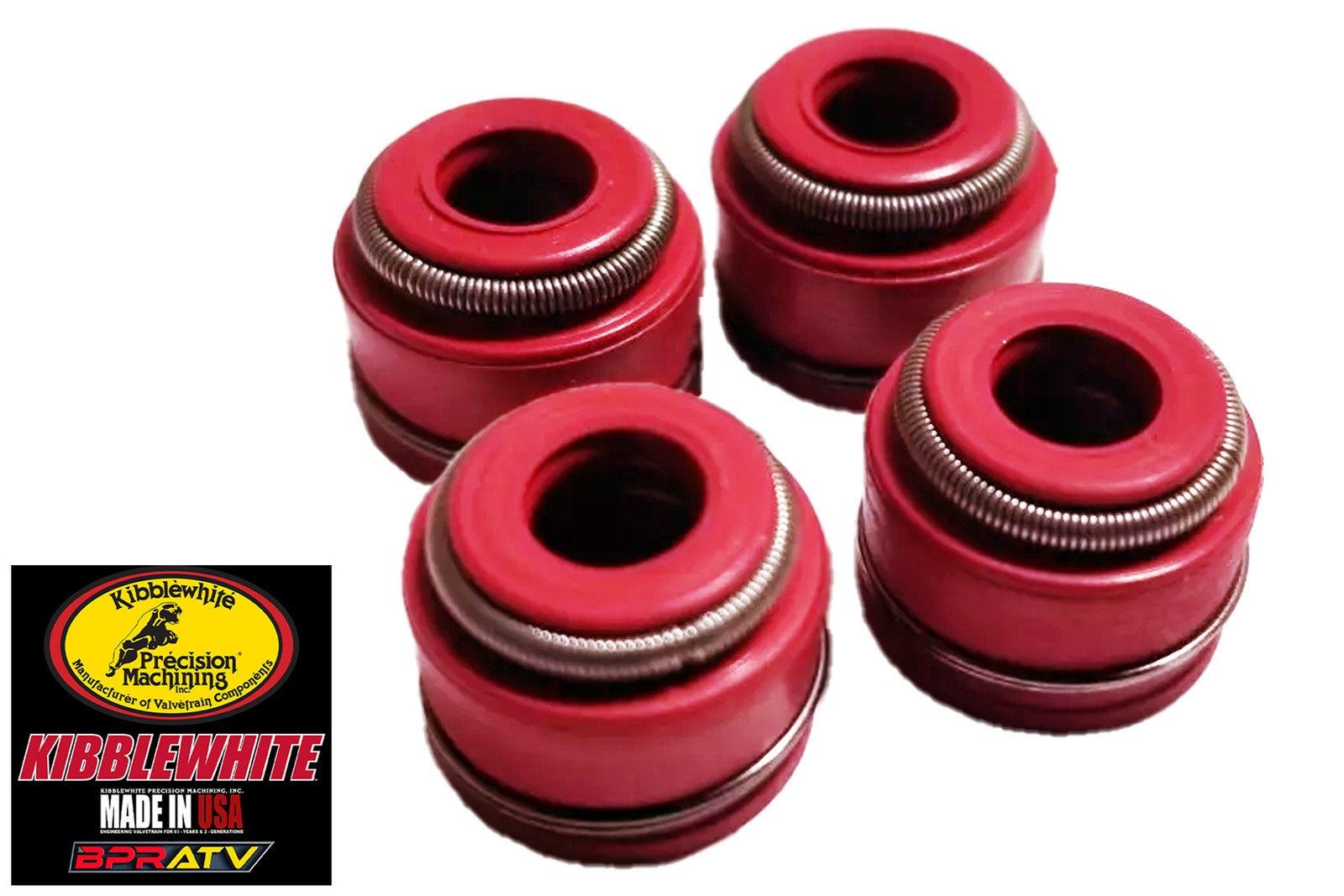 2007 Suzuki RMZ450 Stock Replacement Kibblewhite Intake Exhaust Valves RED Seals