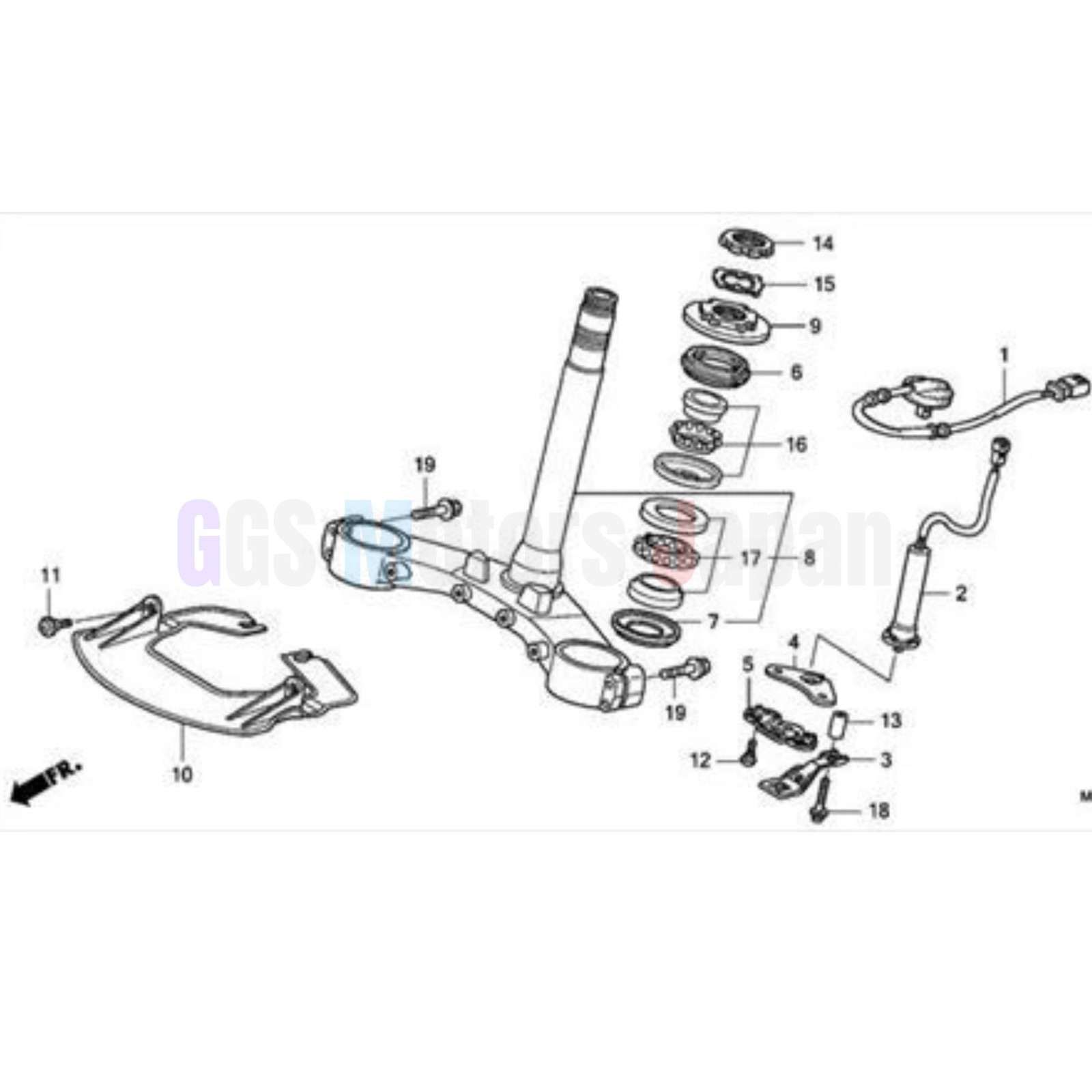 HONDA OEM 35220-MCA-003 urn Signal Cancel Unit 01-17 GL1800 Goldwing JDM