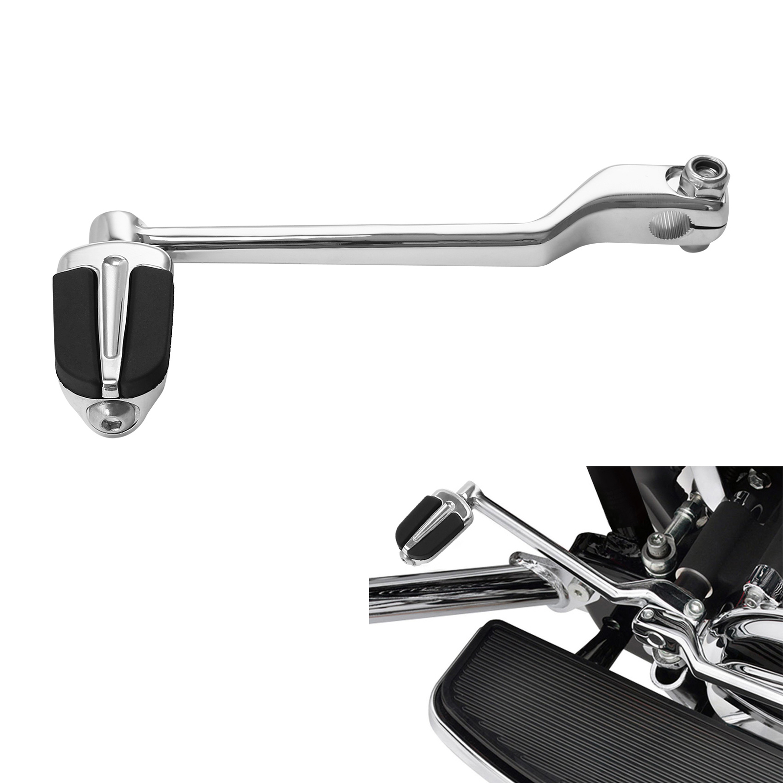 Left Front Rear Shift Shifter Lever Pedal Pegs Fit For Harley Touring 1988-Later