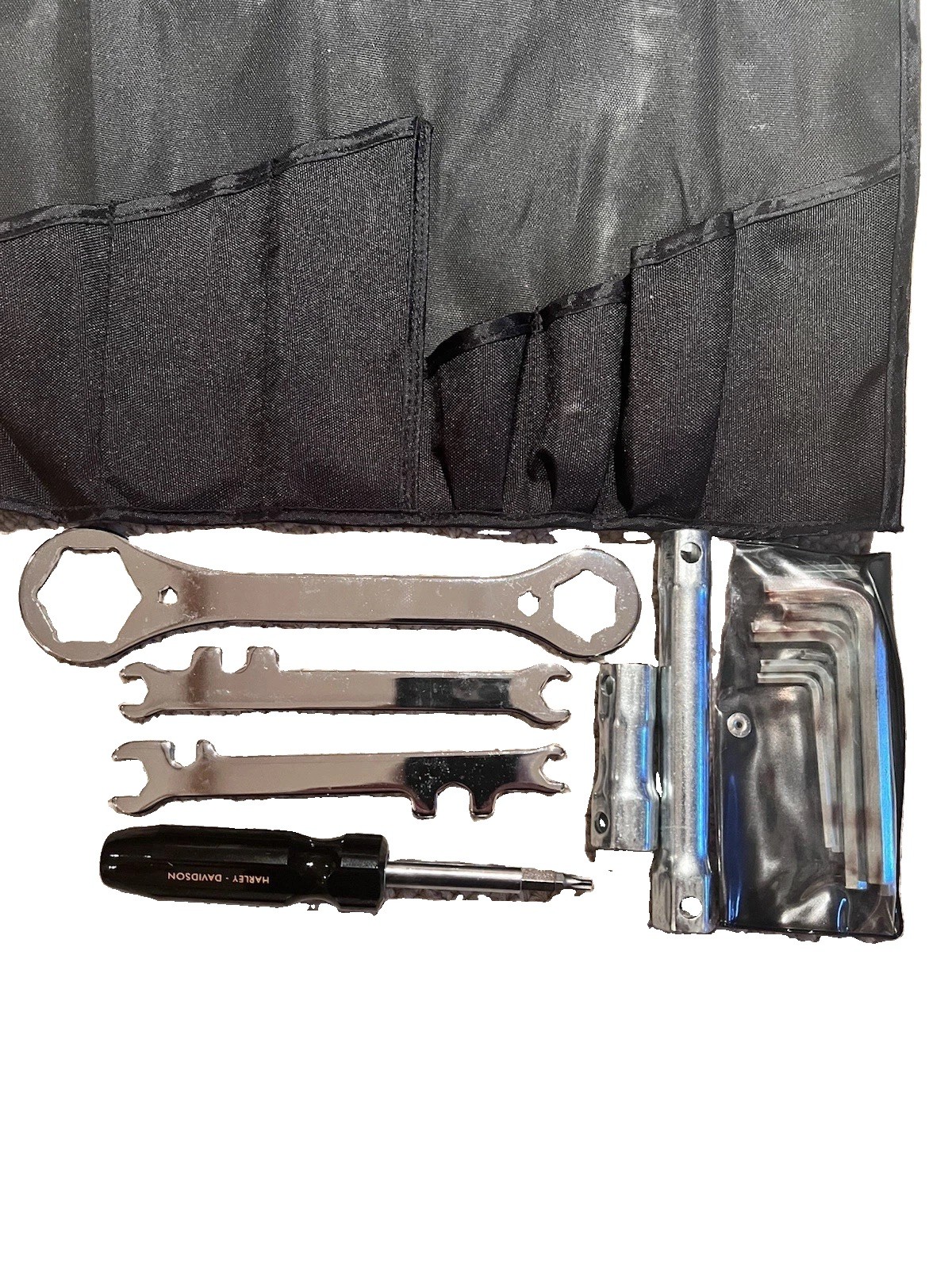 Harley Davidson Roll Up Tool Kit w/Harley Branded Tool Kit OEM Made in USA