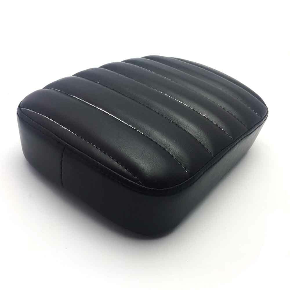 8 Suction Cup Rectangular Pillion Passenger Pad Seat For Harley Chopper Custom T