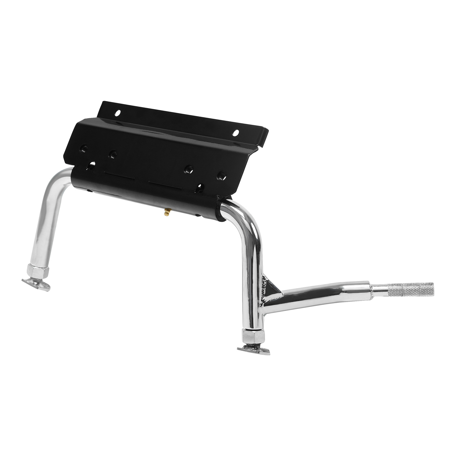 Adjustable Center Stand Fit For Harley Road King Street Glide 1999-2008 Black