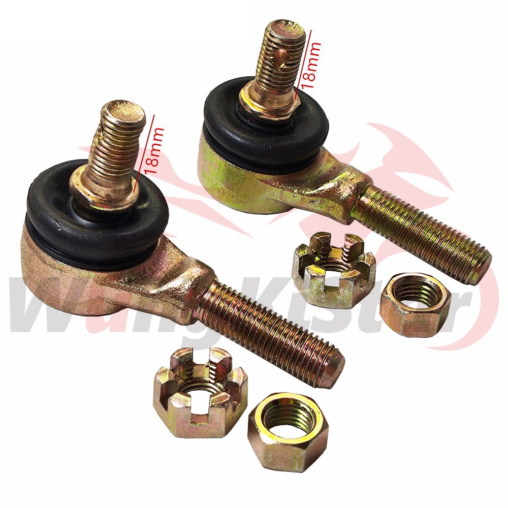 60mm/2.36In Tie Rod M10 Steering Linkage T Style Ball Jointer Left Right Threads