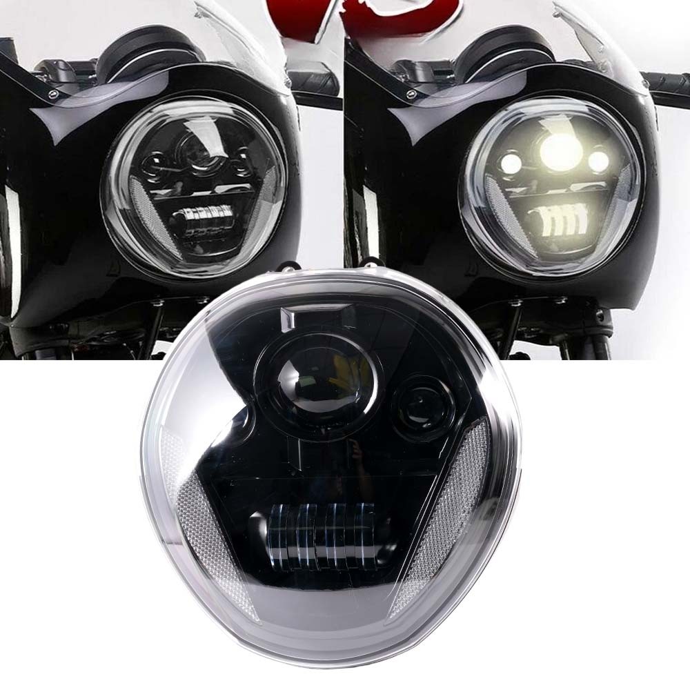 LED Headlights Assembly W/ DRL For Ducati Monster 821 1200 1200R 1200S 2014-2017