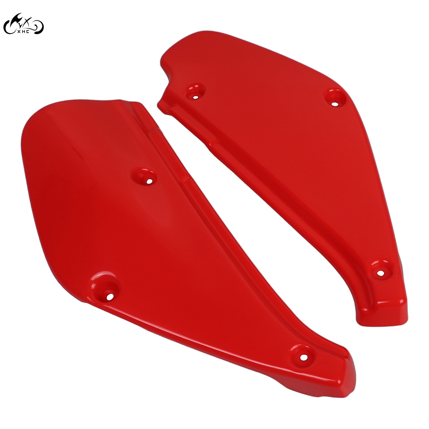Unpainted Red Side Cover Panel Plates Kit For Honda XR80R XR100R 1988-2000 1999