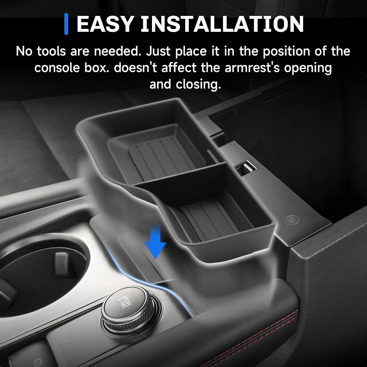 Center Console Organizer Tray 2025 2026 Ford Explorer Front