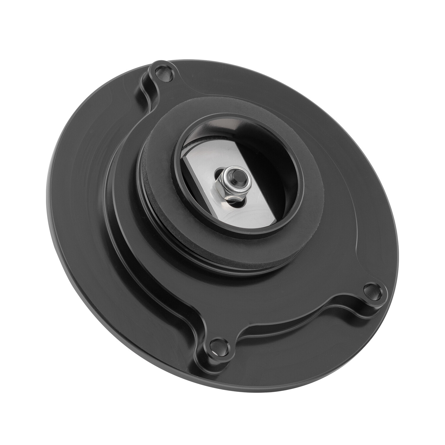 New CNC Motorcycle Keyless Fuel Gas Tank Cap Cover For Kawasaki ZX10R ZX14 06-13