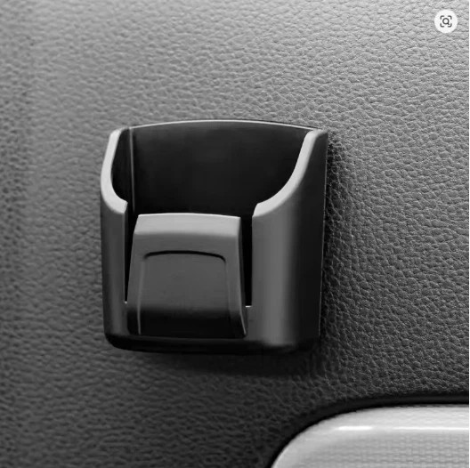 Car Key Holder Clip Car Interior Storage Box Dashboard Organizer Adhesive Mount