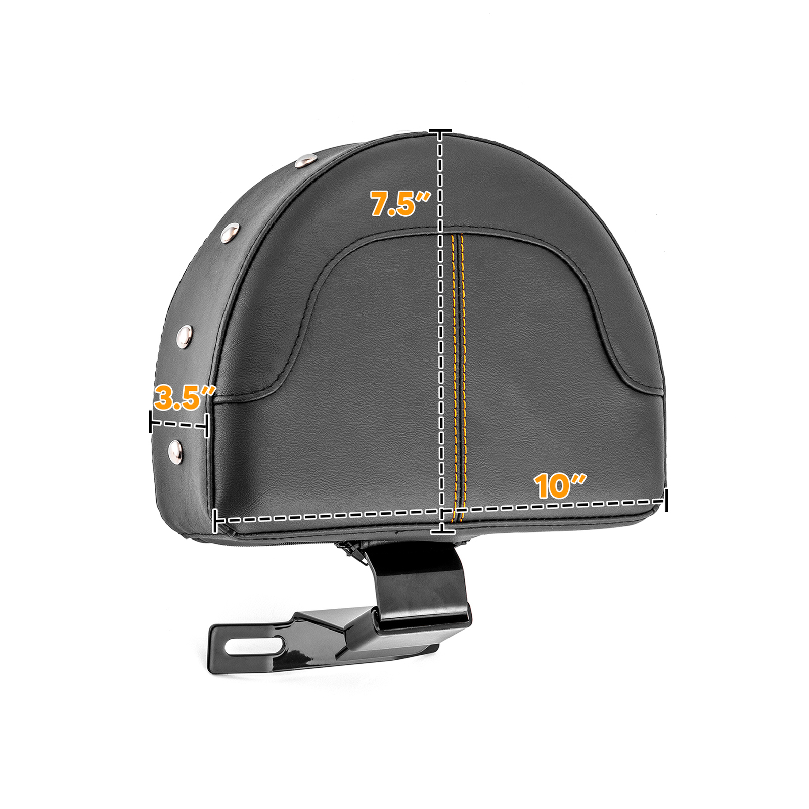 MOFUN Harley Driver Backrest Pad For Heritage Classic, FLHC, FLHCS (2018-2024)