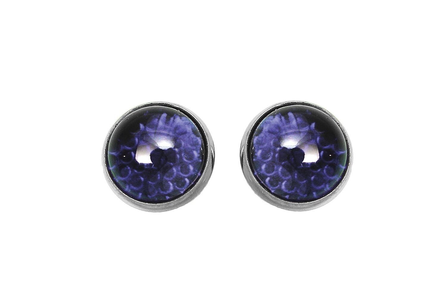 V-Twin 37-8892 Blue Glass License Plate Frame Reflectors