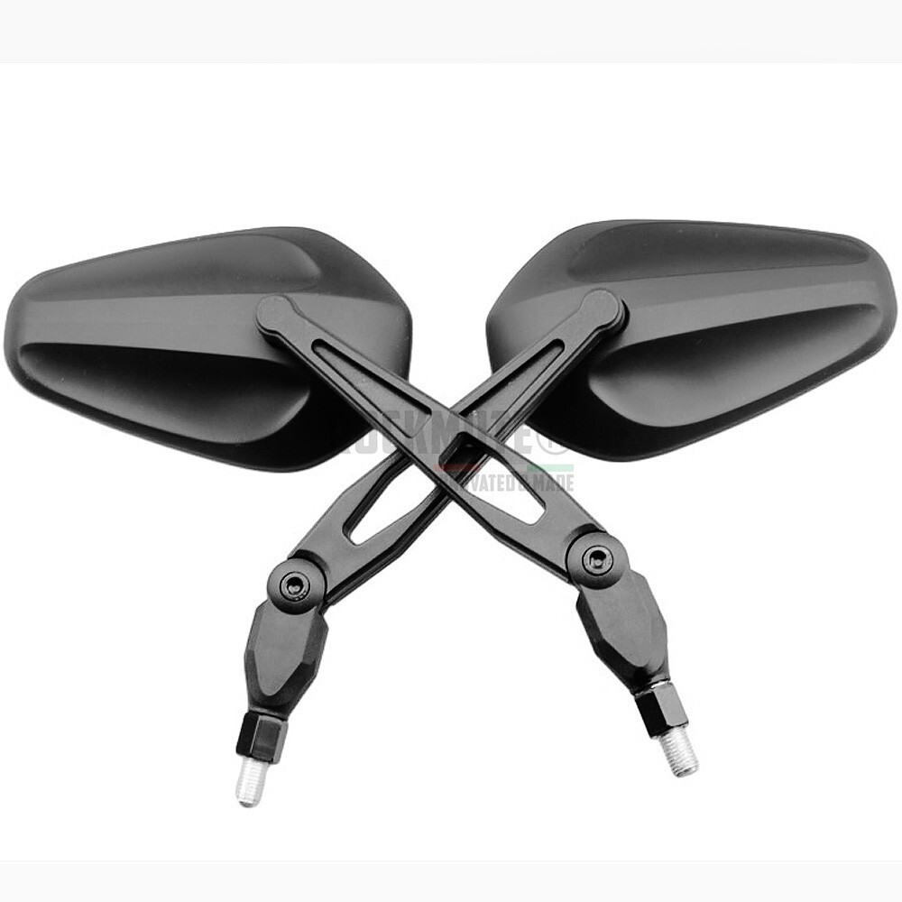 For HONDA CB300R CB500F/X CB650F/R CBF300 GROM 125 Rear View Mirror Pair Black
