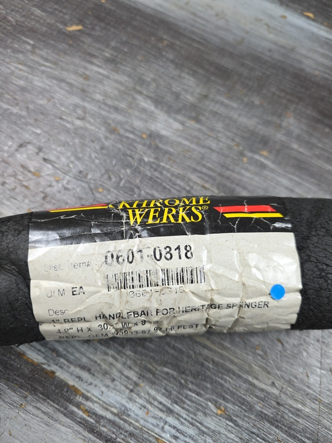 Khrome Werks 0601-0818 1 Handlebar OEM Replacement Bend Heritage Springer