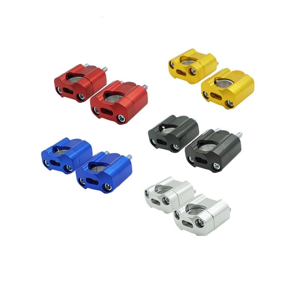 1 Pair Black Motorcycle Handlebar Riser 28mm 11/8 Or 22mm 7/8 Inch Clamp Fit