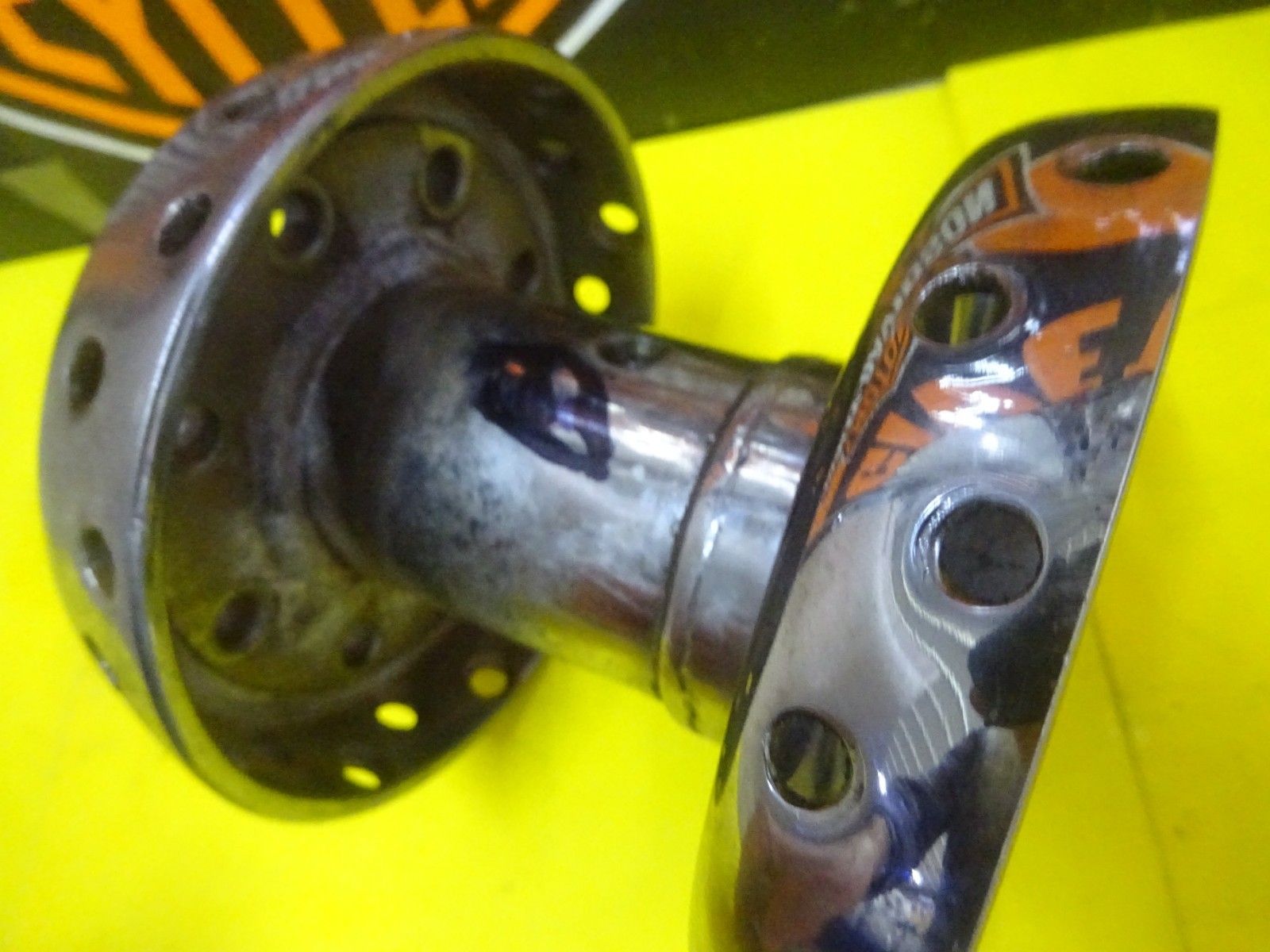 HARLEY IRONHEAD SPORTSTER’S CHOICE OF USED CHROME BARE REAR HUB