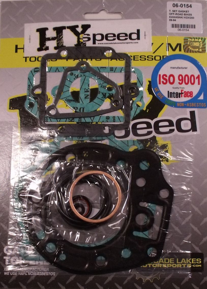 HYspeed Top End Head Gasket Kit Set Kawasaki KDX200 1989-1994