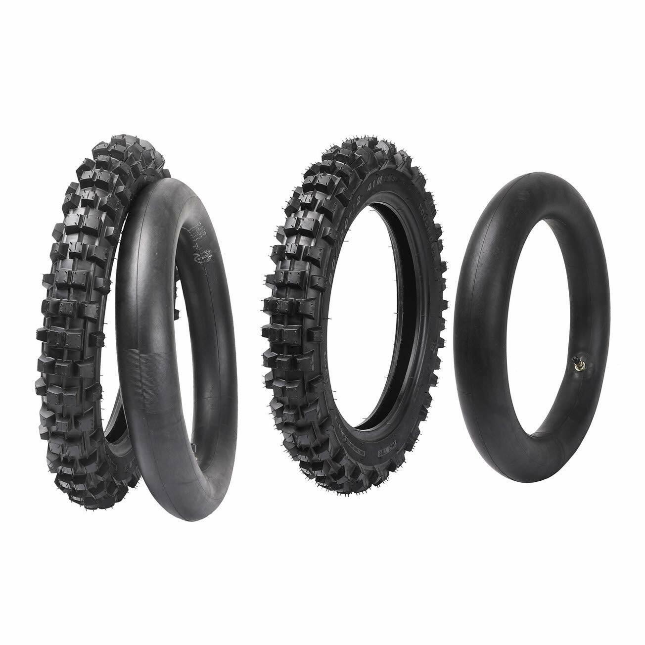 60/100-14 + 80/100-12 Tire Tube for 2.50-14 KLX110 TTR90 PW80 CRF70 90cc 110cc