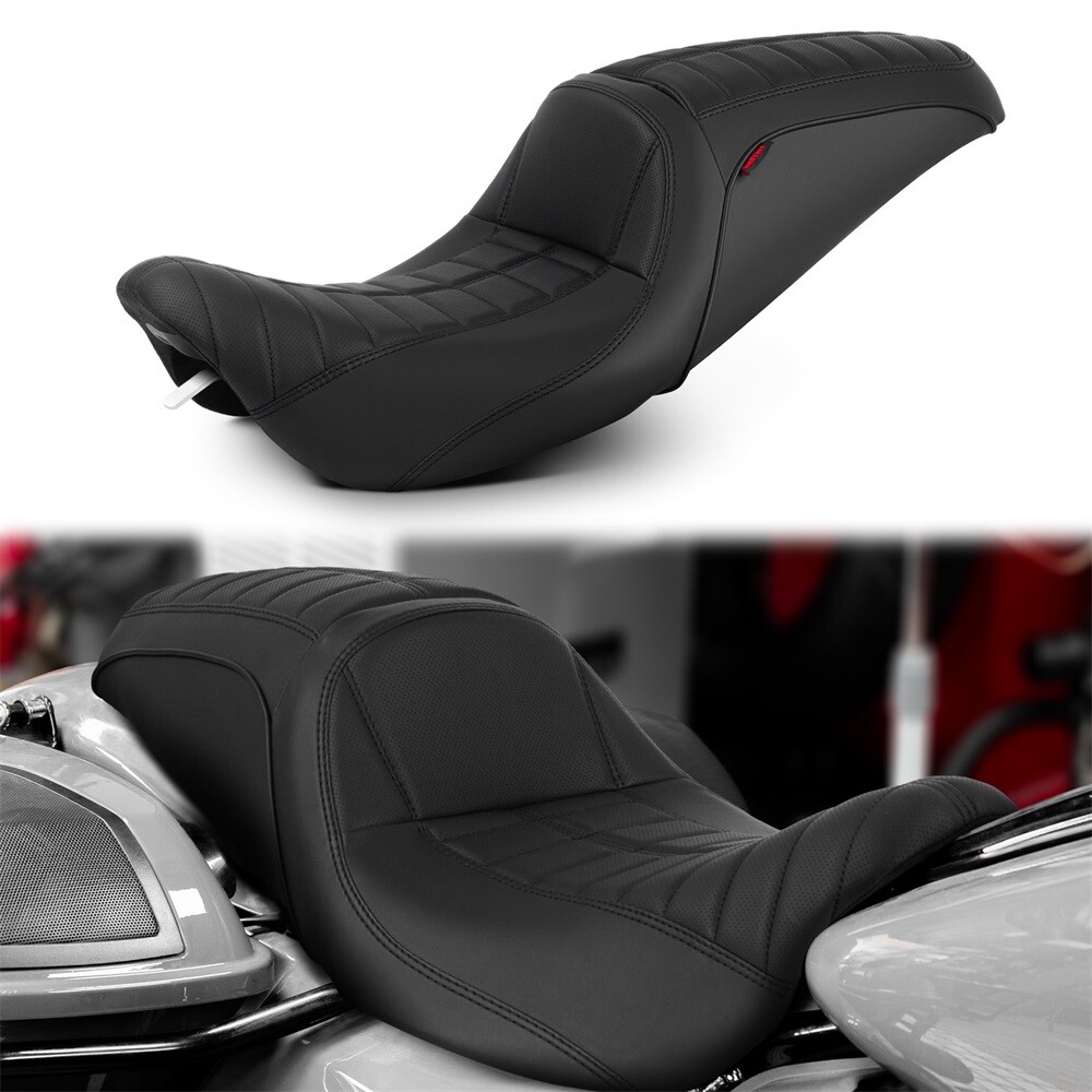 Rider Silica Gel Cover Front Rear Seat For Harley Electra Glide FLHTC 1997-2007